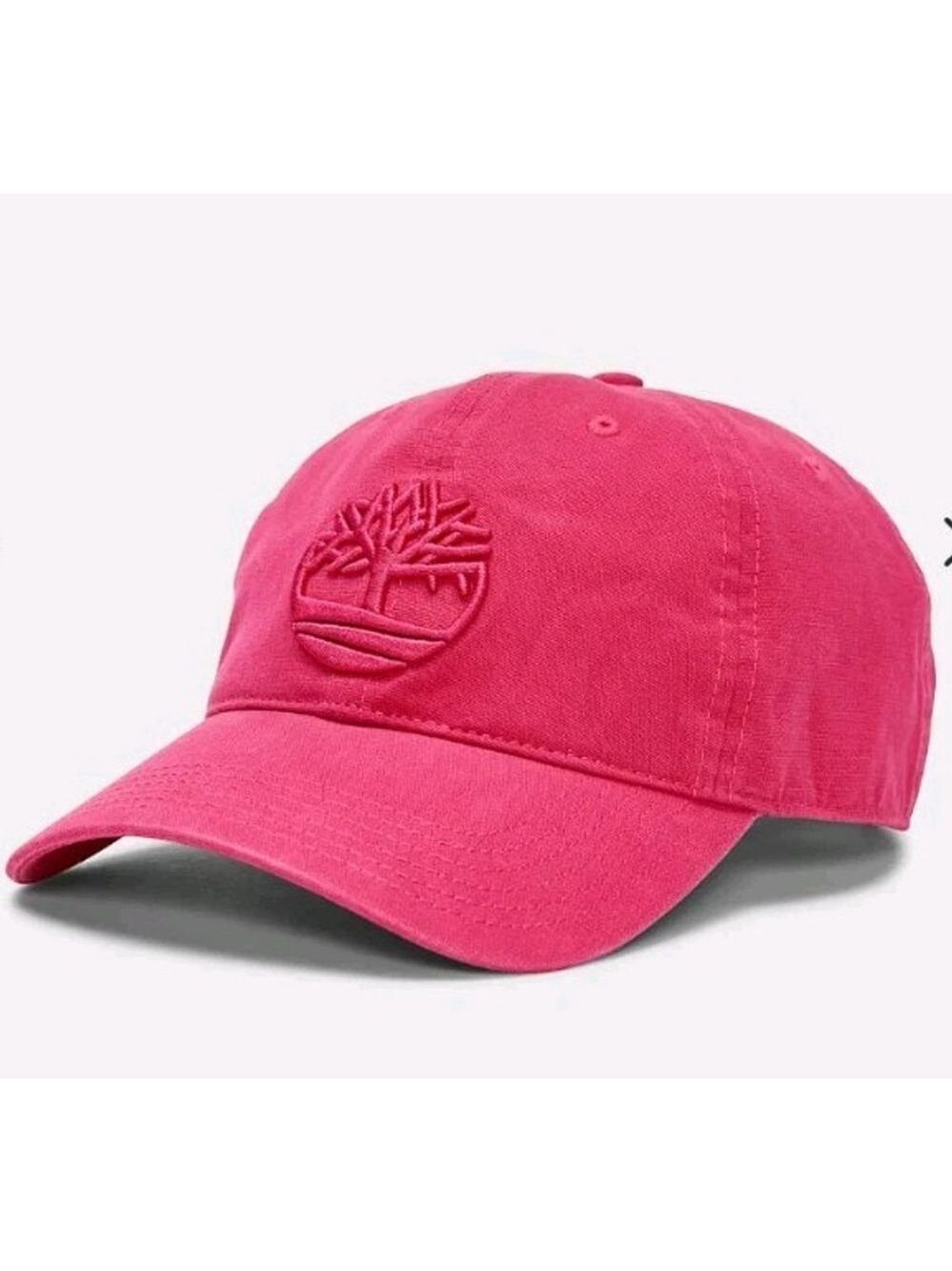 Timberland Soundview Snapback Logo Hot Pink Hat EUC Unisex